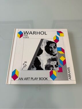 Vintage 1991 Andy Warhol Ten Lizes Art Play Book Abrams Hardcover Complete